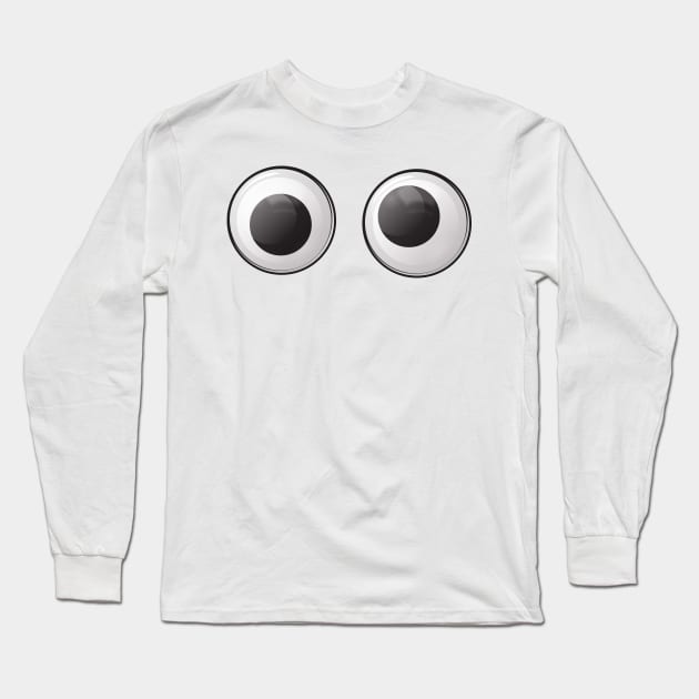 Googly Eyes Long Sleeve T-Shirt by ThunderCrafts